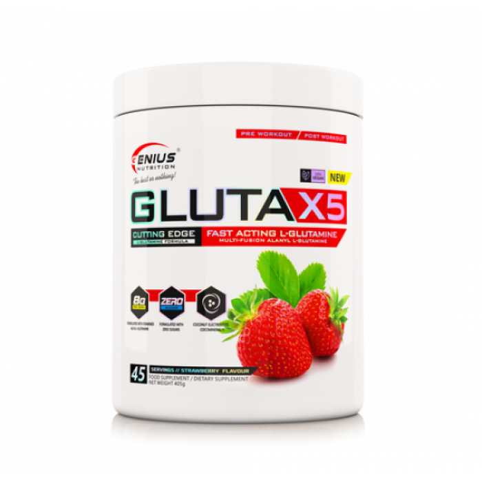 Genius Nutrition Gluta - X5 405g / 45servs